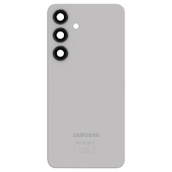 Samsung Vitre arrière Original pour Samsung Galaxy S24 Plus Argent 