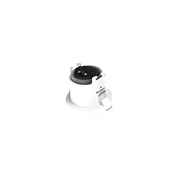 Collerette Basse Luminance IP20 82mmx82mm Blanc/Noir