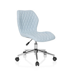 Chaise de bureau / chaise d'enfant pour enfants JOY II tissu bleu clair hjh OFFICE pas cher