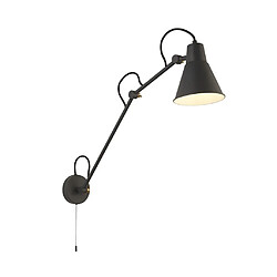 Searchlight Applique Murale Gris Métal Matériau : Acier douxColoris : Gris Sable,OrNombre d'ampoules : 1Type d'ampoule : E27Puissance max par ampoule (W) : 20Ampoules incluses : NonIP : 20Hauteur en Cm : 58H