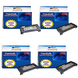 T3Azur 4 Toners Lexmark C502 / C502n - Compatible 