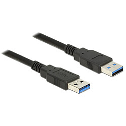 DeLOCK 85060 câble USB 1 m USB A Mâle Noir