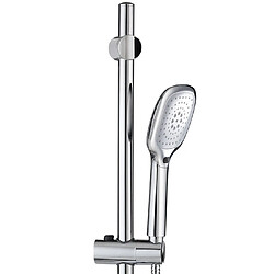 Avis Wirquin Colonne Barre de douche chromee entraxe reglable 70 cm douchette 2 jets mobile