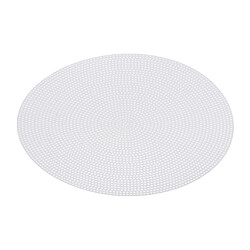 Acheter Toile Ronde De Maille D'accrochage De Tapis Blanc Pour Tapis Faisant Des Crochets De Verrouillage Artisanat 24cm