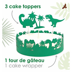 Scrapcooking Décoration gâteau dinosaure en papier