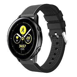 Wewoo Bracelet pour montre connectée de en silicone Smartwatch Garmin Vivoactive 3 noir 