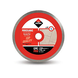 Rubi - Disque diamant pour grès porcelaine jante continue 250 mm x 25,4 mm CPC-250 PRO