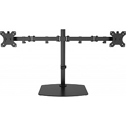 Vision VFM-DSDB chariot et support multimédia Multimedia stand Black Flat panel