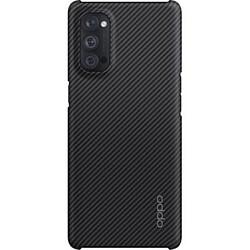 Oppo Coque pour Oppo Reno 4 Pro Rigide et Élégante Kevlar Noir