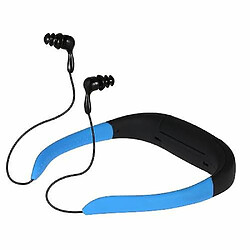 Universal Lecteur MP3 sport 8Go Super étanche IPX8 casque stéréo sans fil pour la natation et le surf (bleu) 