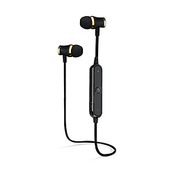 Shot Ecouteurs Bluetooth Anneau pour "IPHONE 14 Pro Max" Sans Fil Telecommande Son Main Libre INTRA AURICULAIRE Universel (NOIR)