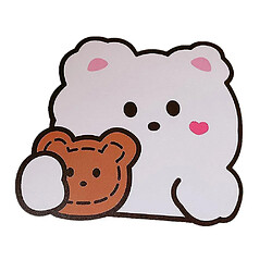 Universal Yyh-cute Mouse Pad Computer Small Kawaii Bear Antisiskid Imperproof Desk Mat Accessoires Bureau d'école