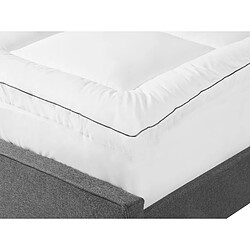 Beliani Coton ciré Surmatelas 140 x 200 cm Tailles Différentes