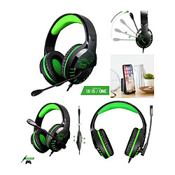 Livoo Casque Gaming Pro Spirit pour Xbox One - Series X | S - PC / Stéréo / Xbox Edition Spirit of Gamer + Support telephone.