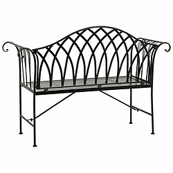 Banc Alexandra House Living Noir Fer 50 x 88 x 110 cm pas cher