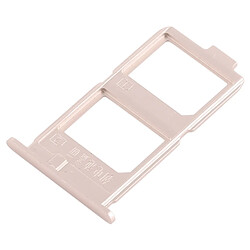 Wewoo 3 x Plateau pour carte SIM pour Vivo X7 Plus (Or)