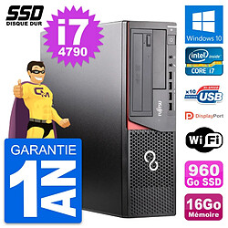 PC Fujitsu Esprimo E920 DT Intel Core i7-4790 RAM 16Go SSD 960Go Windows 10 Wifi · Occasion 