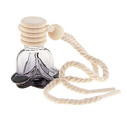 1x 10 Ml Vide Bouteille De Parfum Pendentif Voiture Ornement Suspendu Décoration Fleur Bouteille de pendentif d'huile essentielle