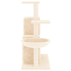 Acheter Arbre à chat avec griffoirs,niche pour chat en sisal Crème 83 cm -MN47400