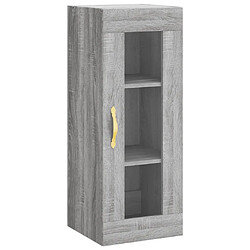 Maison Chic Armoire murale,Meuble de Rangement pour salon,cuisine sonoma gris 34,5x34x90 cm -MN69671