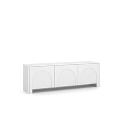 Vivaldi Meuble TV ARCO 3D Blanc 