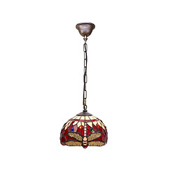 MYTIFFANY Suspensions Style Belle Rouge 1x40W E27 Rouge 