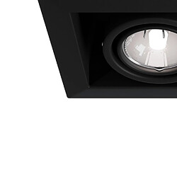 Avis MAYTONI Encastré Twin Square Downlight Noir, 2 Lumières, GU10