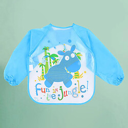 Avis Enfants Dessin Peinture Tablier Blouse Artisanat Bébé Bavoir Imperméable Bleu Cheval