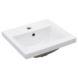 Acheter vidaXL Cadre de lavabo de salle de bain vasque à encastrer Noir Fer