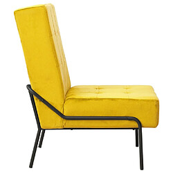 Avis Maison Chic Chaise de relaxation | Fauteuil relax 65x79x87 cm Jaune moutarde Velours -GKD94986