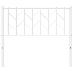 Acheter Maison Chic Tête de lit moderne pour chambre - Décoration de lit métal blanc 100 cm -MN68409