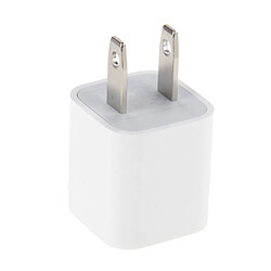 Wewoo Pour iPhone 6s & 6s blanc Plus, 6 et 6 Plus, 5S / 5G, 4 4S, iPod Touch Chargeur USB US Socket Plug, 