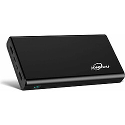 YOBON Noir Chargeur Rapide, 26800mAh Batterie Externe, Chargeur portable avec 2 Ports Sorties, Grand Capacité Batterie pour Les Smartphone 