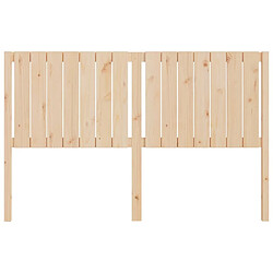 Avis Maison Chic Tête de lit scandinave pour lit adulte,Meuble de chambre 165,5x4x100 cm Bois massif de pin -MN79925