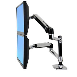 Studio Canal Ergotron 45 248 026 Support double bras pour écran LCD