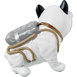 Figurine Décorative Alexandra House Living Plastique Chien Astronaute 19 x 14 x 18 cm 