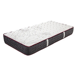 Visiodirect Matelas réversible KIERA , 90x190 cm, en mousse mémoire de forme haute adaptabilité et ergonomique