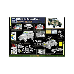 Bronco Models Maquette Voiture Maquette Camion Gaz-69a 4x4 Personnel Truck