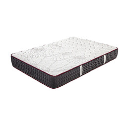 Visiodirect Matelas réversible KIERA, King Size, 180x200 cm, en mousse mémoire de forme haute adaptabilité et ergonomique