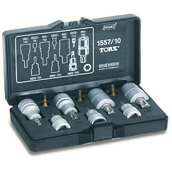 Hazet 1557/10 Coffret d'embouts TORX® 