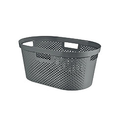 But Panier à linge 40L INFINITY gris CURVER Panier a linge 40L Infinity Dots - Plastique recyclé - Gris