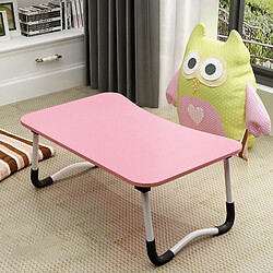 Wewoo Support d'ordinateur portable Bureau pliable et ajustable, de type jambes en W, avec tapis antidérapant (rose)