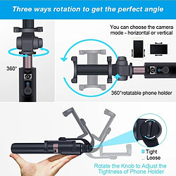 Acheter Wewoo Support APL-D3 Universal Live Broadcast Alliage d'aluminium Bluetooth Selfie Stick multifonction avec trépied