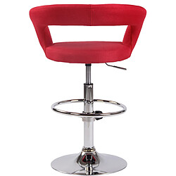 Non Tabouret de bar Jaen tissu pas cher