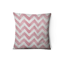 Homemania Housse de coussin en velours Vagan - L. 43 x l. 43 cm - Rose Home Mania - Housse de coussin en velours Vagan - L. 43 x l. 43 cm - Rose - Design