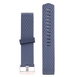 Avis Wewoo Bracelet bleu foncé pour Montre Fitbit Charger 2 Diamond Texture TPU, pleine longueur: 23cm