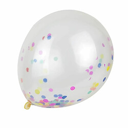 Paris Prix Lot de 10 Ballons Confettis 4cm Multicolore