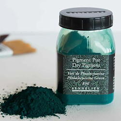 Raphael Pigment pour création de peinture - pot 90 g - Vert de Phtalocyanine 