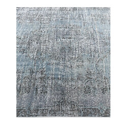 Avis Vidal Tapis de laine 282x165 Bleu Ultra Vintage