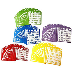 cartes de jeu de bingo en papier